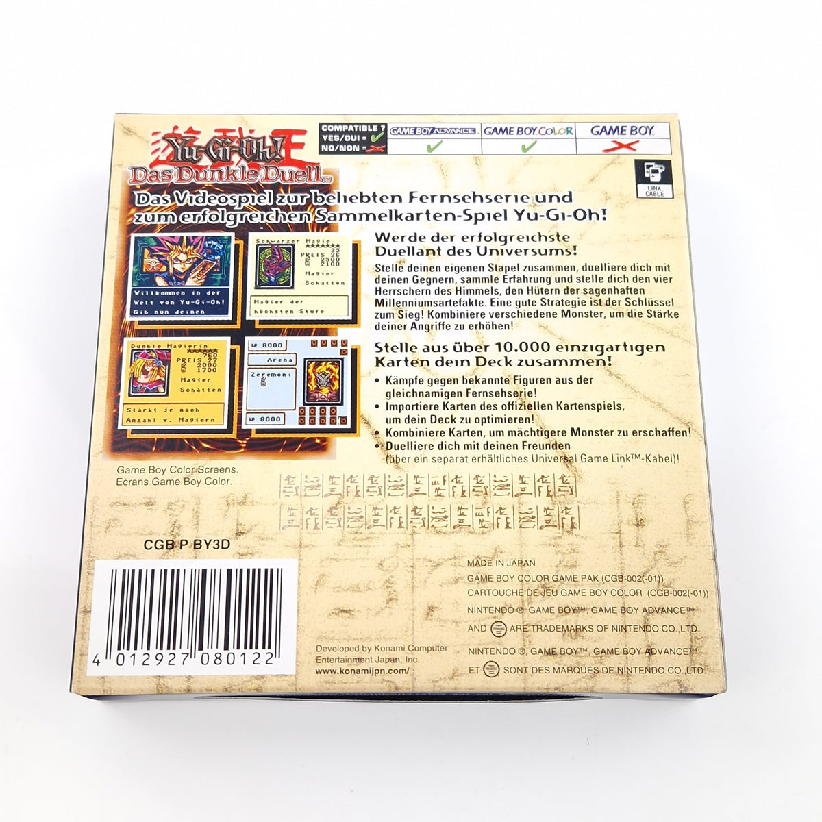 Nintendo Game Boy Color Spiel – Yu-Gi-Oh Das Dunkle Duell PAL