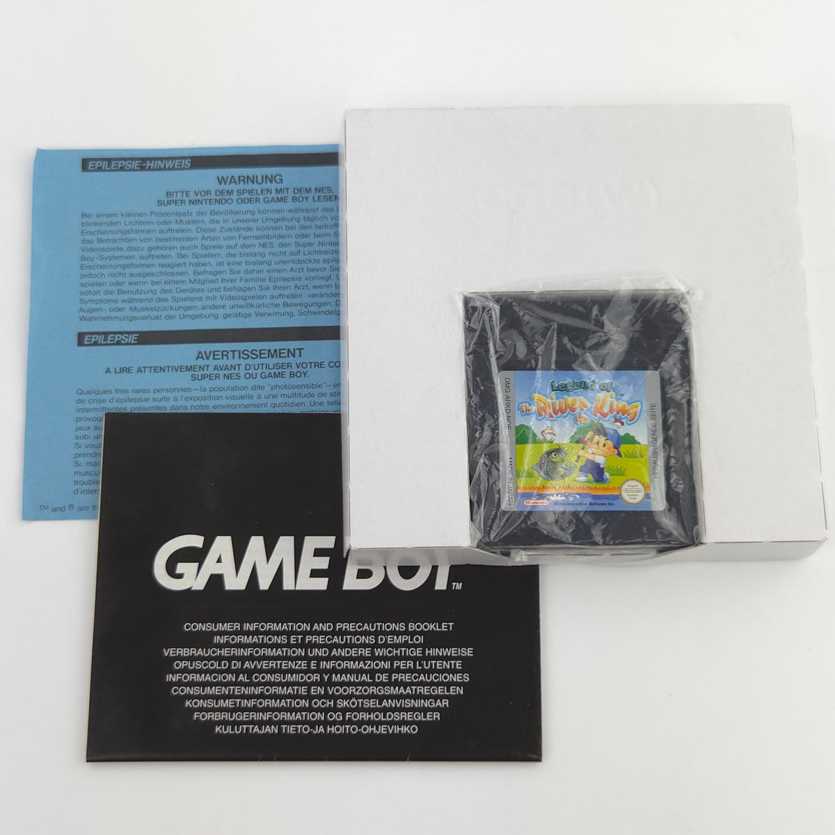 Game Boy Color Spiel Legend of River King GBC OVP PAL NOE