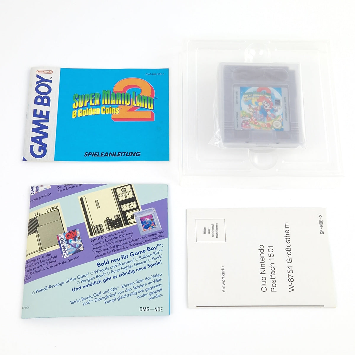 Nintendo Game Boy Spiel – Super Mario Land 2 OVP PAL