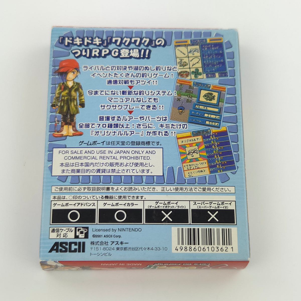 Gameboy Color Spiel – Tsuri Ikotsu Lets Go Fishing (OVP)