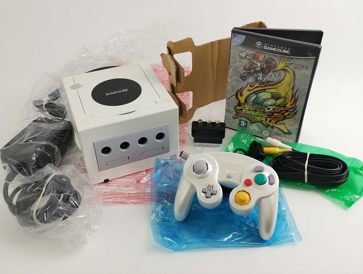 Nintendo Gamecube Konsole – Mario Smash Football Pak OVP