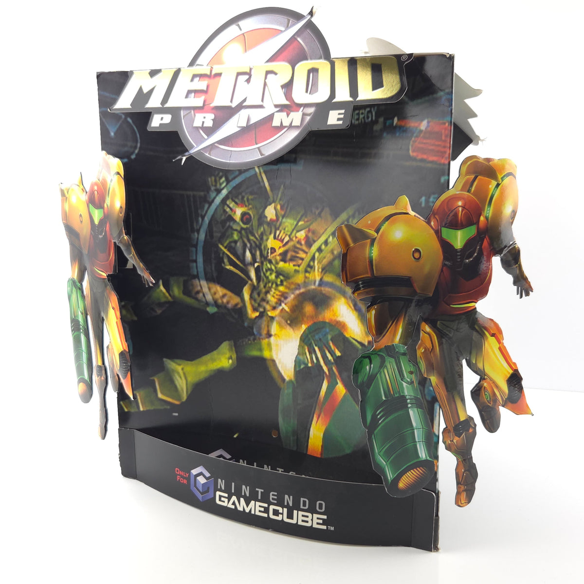 Nintendo Gamecube Promo Display Standee Metroid Prime Original