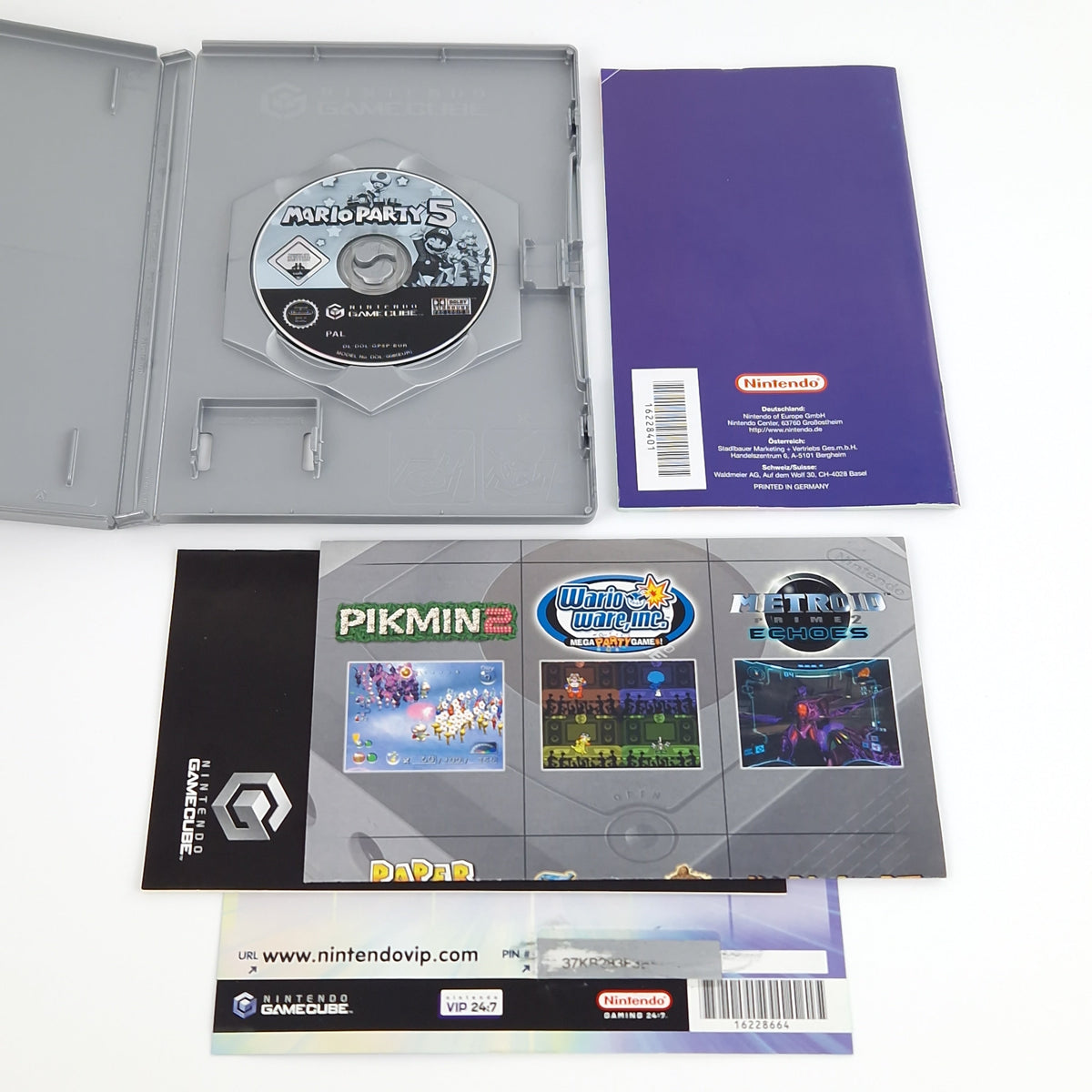 Nintendo Gamecube Spiel – Mario Party 5 OVP PAL Players Choice