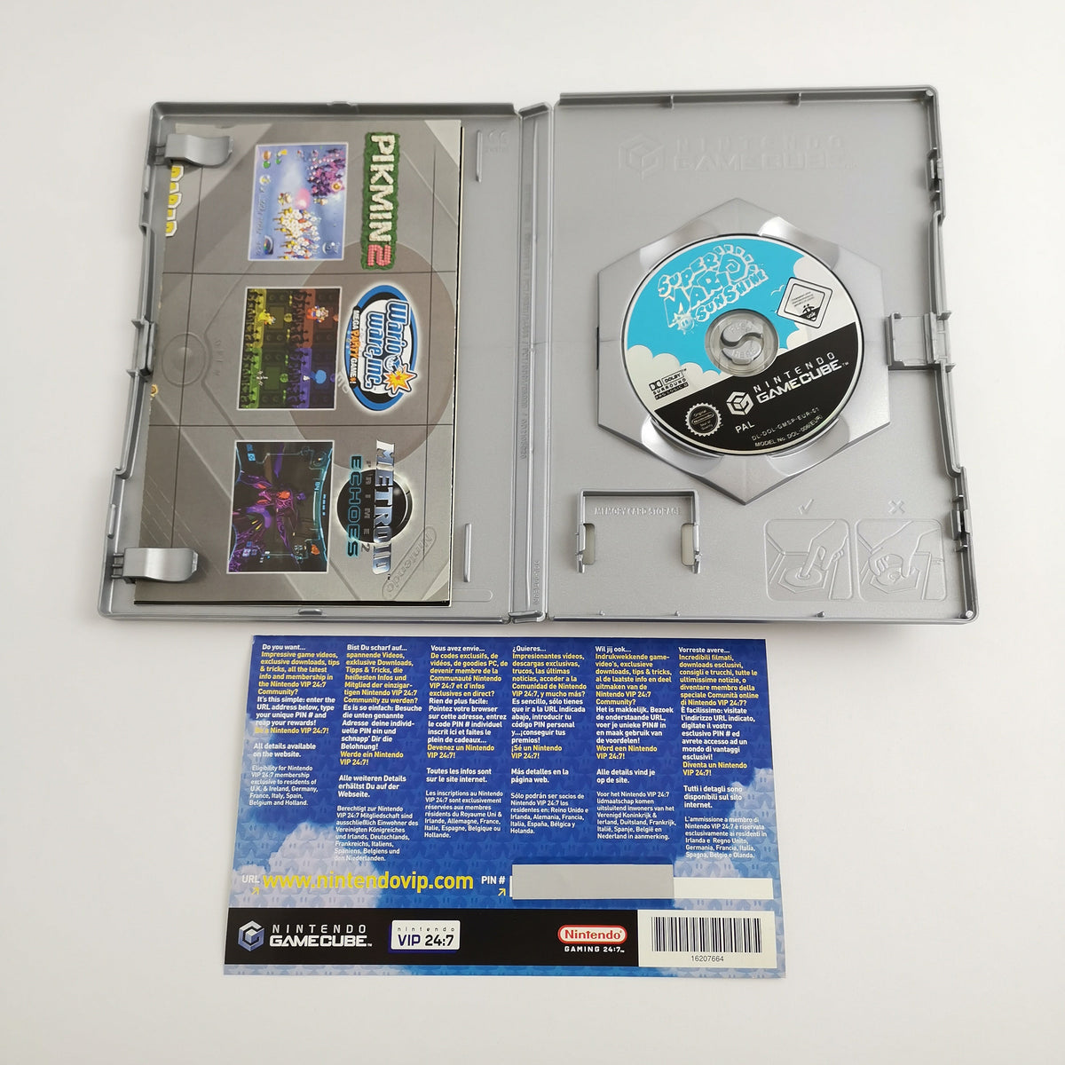 Nintendo Gamecube Spiel: Super Mario Sunshine - OVP & Anleitung PAL | GC Disc