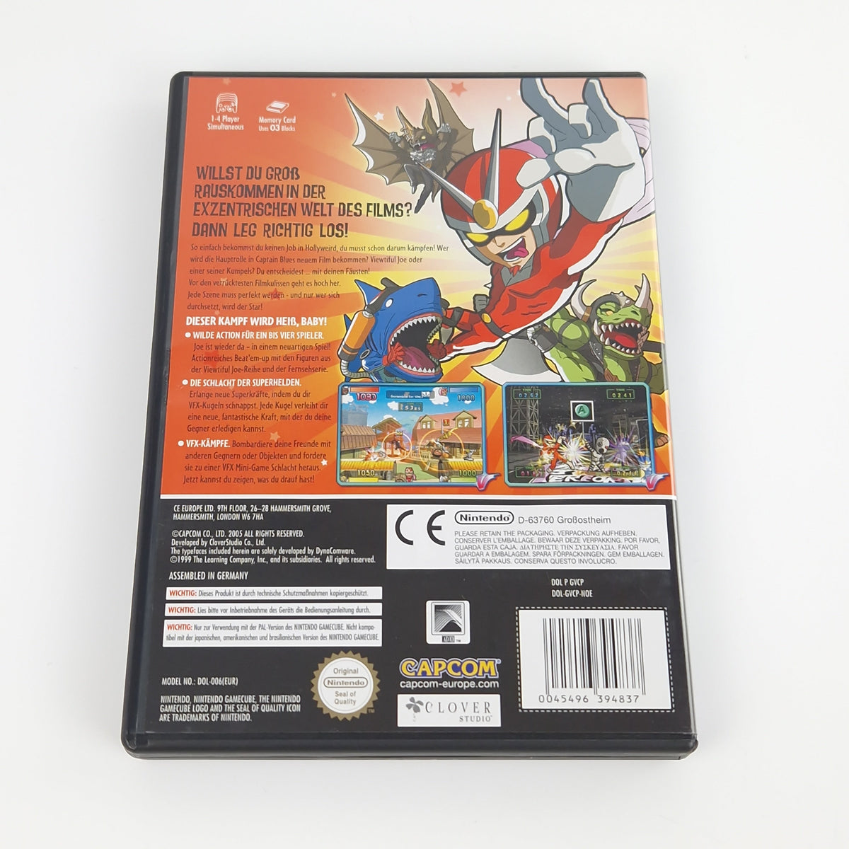 Nintendo Gamecube Spiel – Viewtiful Joe Red Hot Rumble PAL OVP
