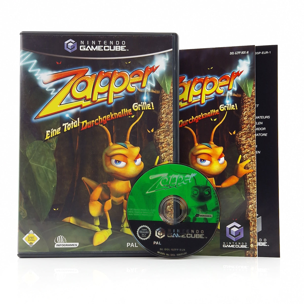 Nintendo Gamecube Spiel – Zapper Eine total durchgeknallte Grille