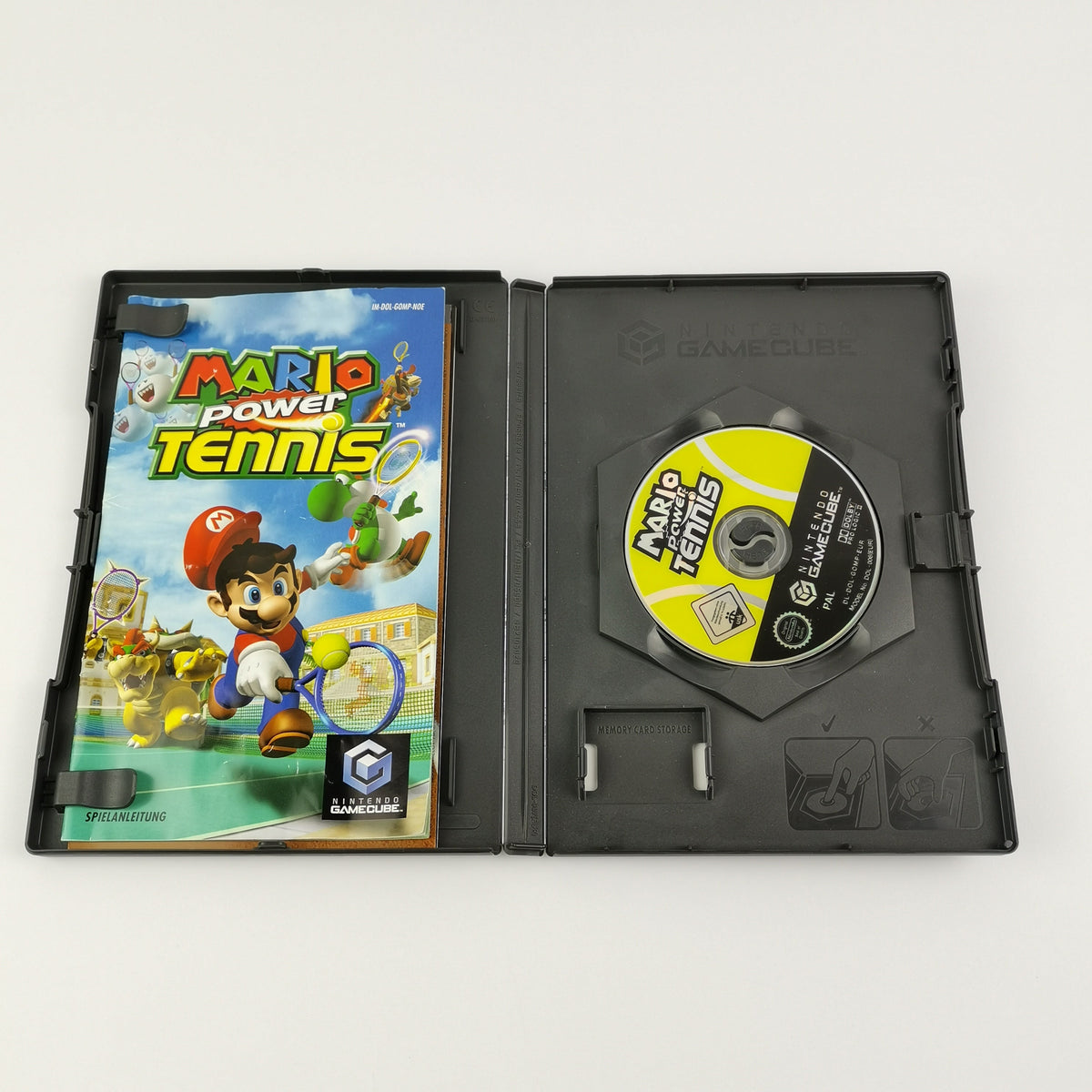 Nintendo Gamecube Spiele: Mario Party 4 & Mario Power Tennis - OVP Anleitung