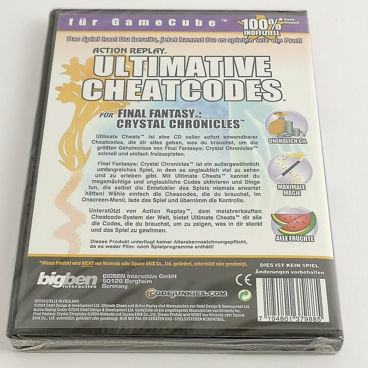 Nintendo Gamecube Spiel – Final Fantasy Crystal Chronicles Neu