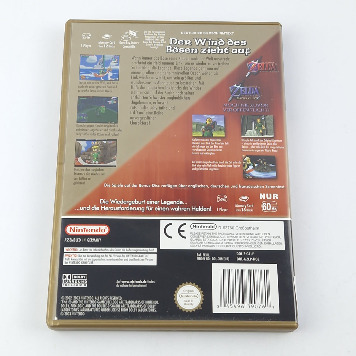 Nintendo Gamecube Spiel – Zelda The Windwaker Limitierte Auflage