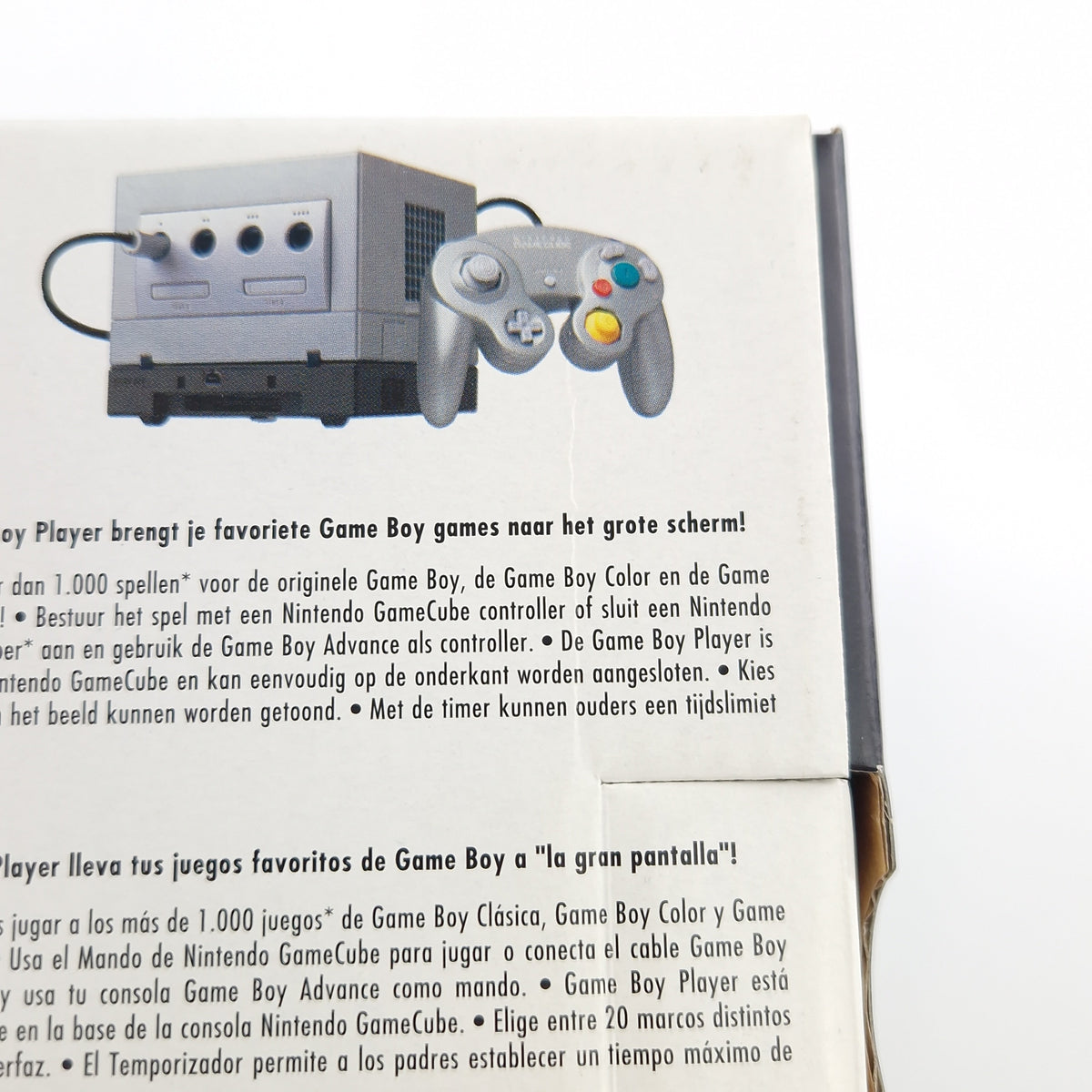 Nintendo Gamecube Zubehör – Game Boy Player Adapter OVP PAL