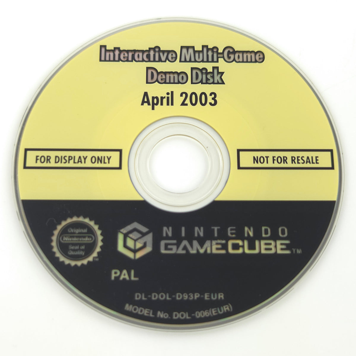 Nintendo GameCube Zubehör – Interactive Demo Disk April 2003