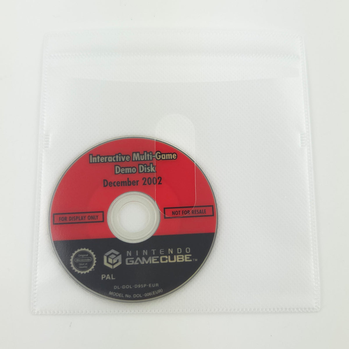 Nintendo GameCube Zubehör – Demo Disk Dezember 2002 Promo