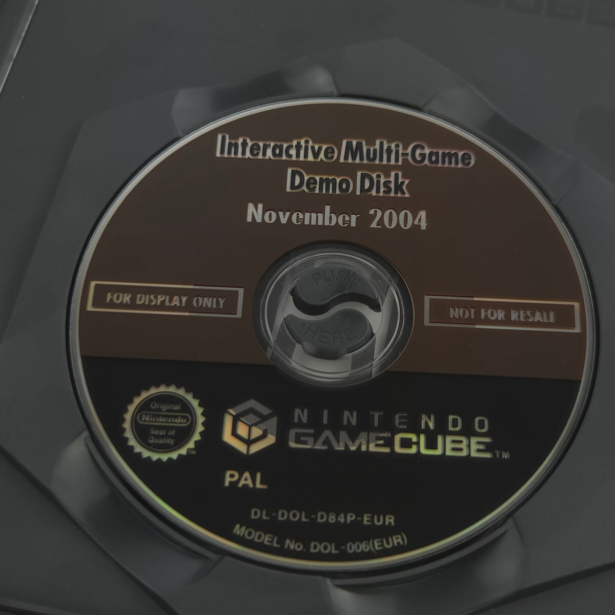 Nintendo GameCube Zubehör – Interactive Multi-Game Demo Disk OVP