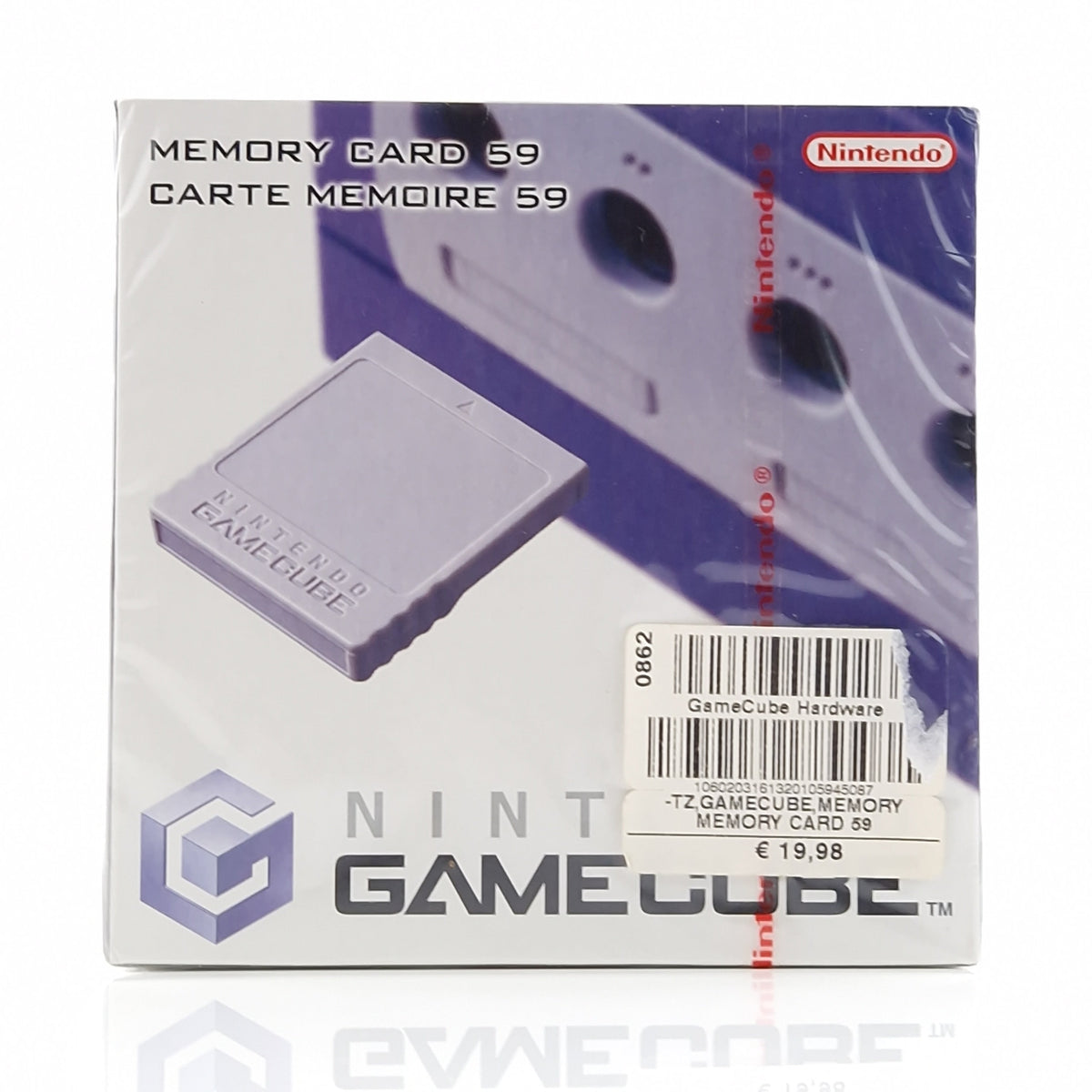 Nintendo Gamecube Original Speicherkarte Memory Card Grau Neu