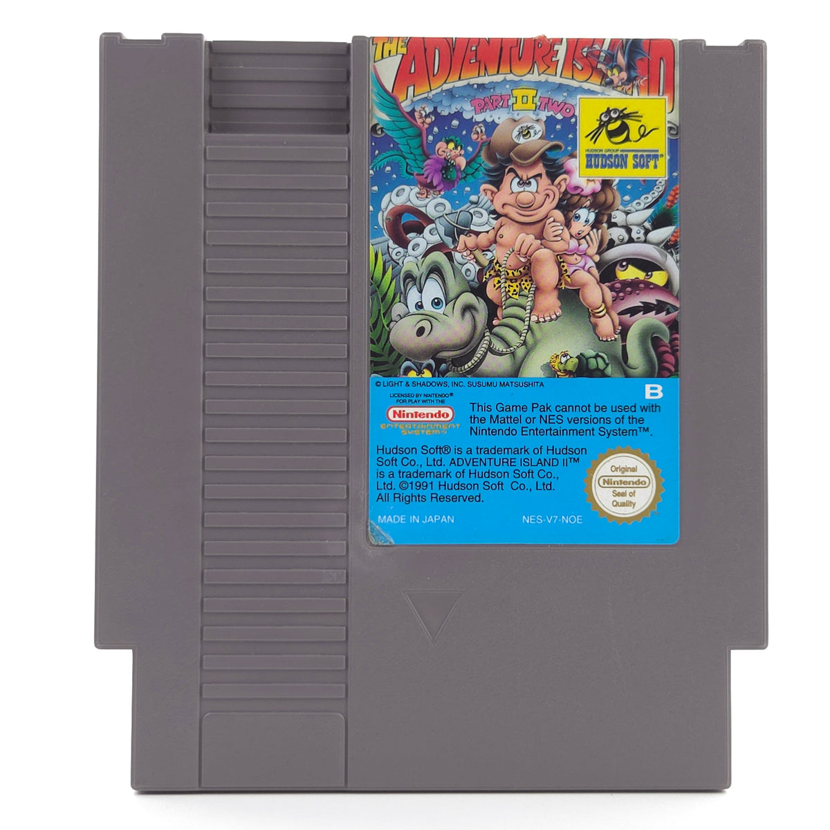 NES Spiel Adventure Island Part II Modul PAL B NOE