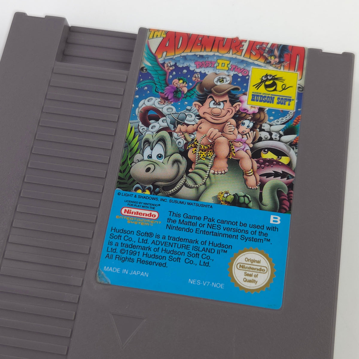 NES Spiel Adventure Island Part II Modul PAL B NOE