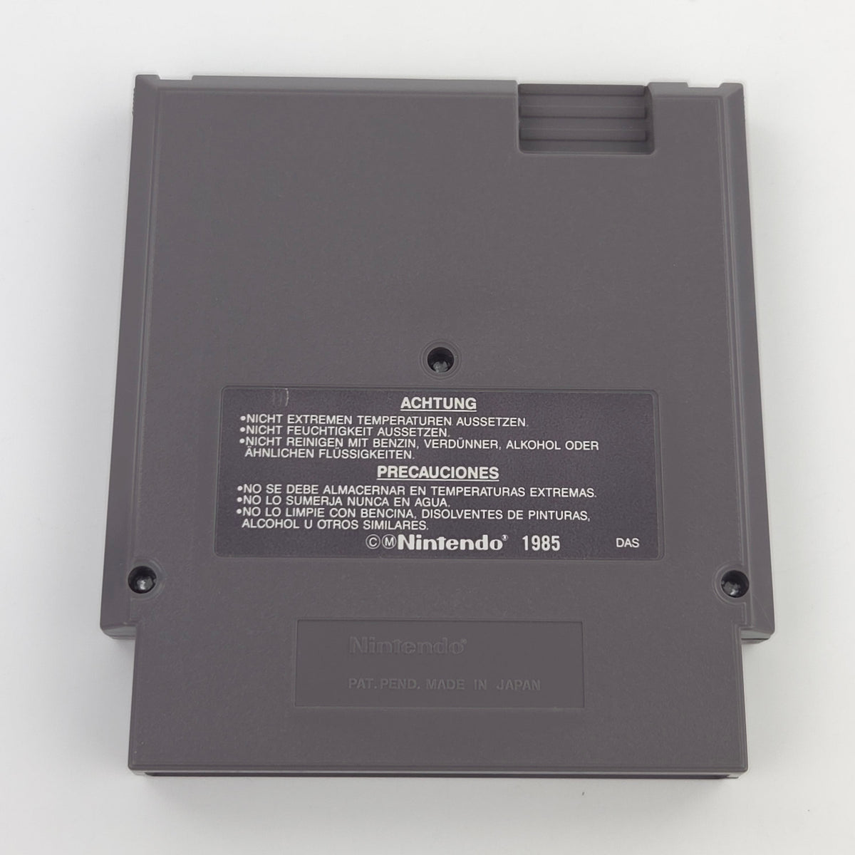 Nintendo NES Spiel Airwolf Modul Schutzhülle PAL-B EEC