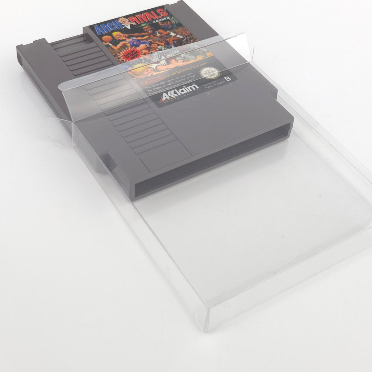 NES Spiel Arch Rivals Modul Schutzhülle PAL NOE Basketball