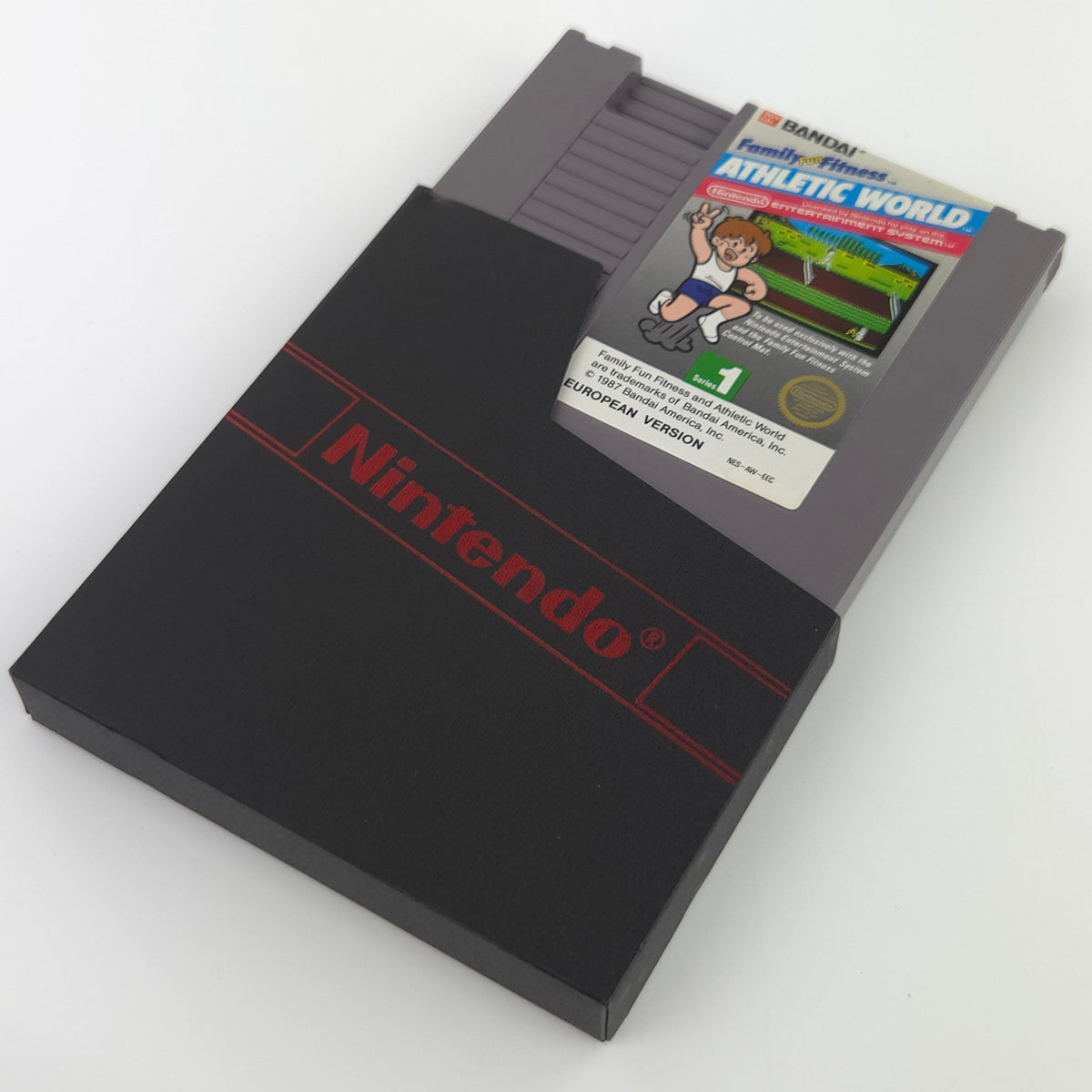 Nintendo NES Spiel Athletic World Modul Schuber PAL-B