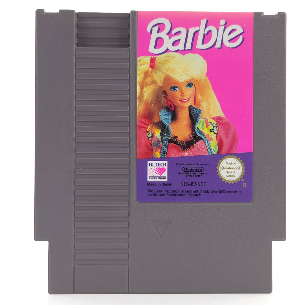 NES Spiel Barbie Modul Schutzhülle PAL B NOE