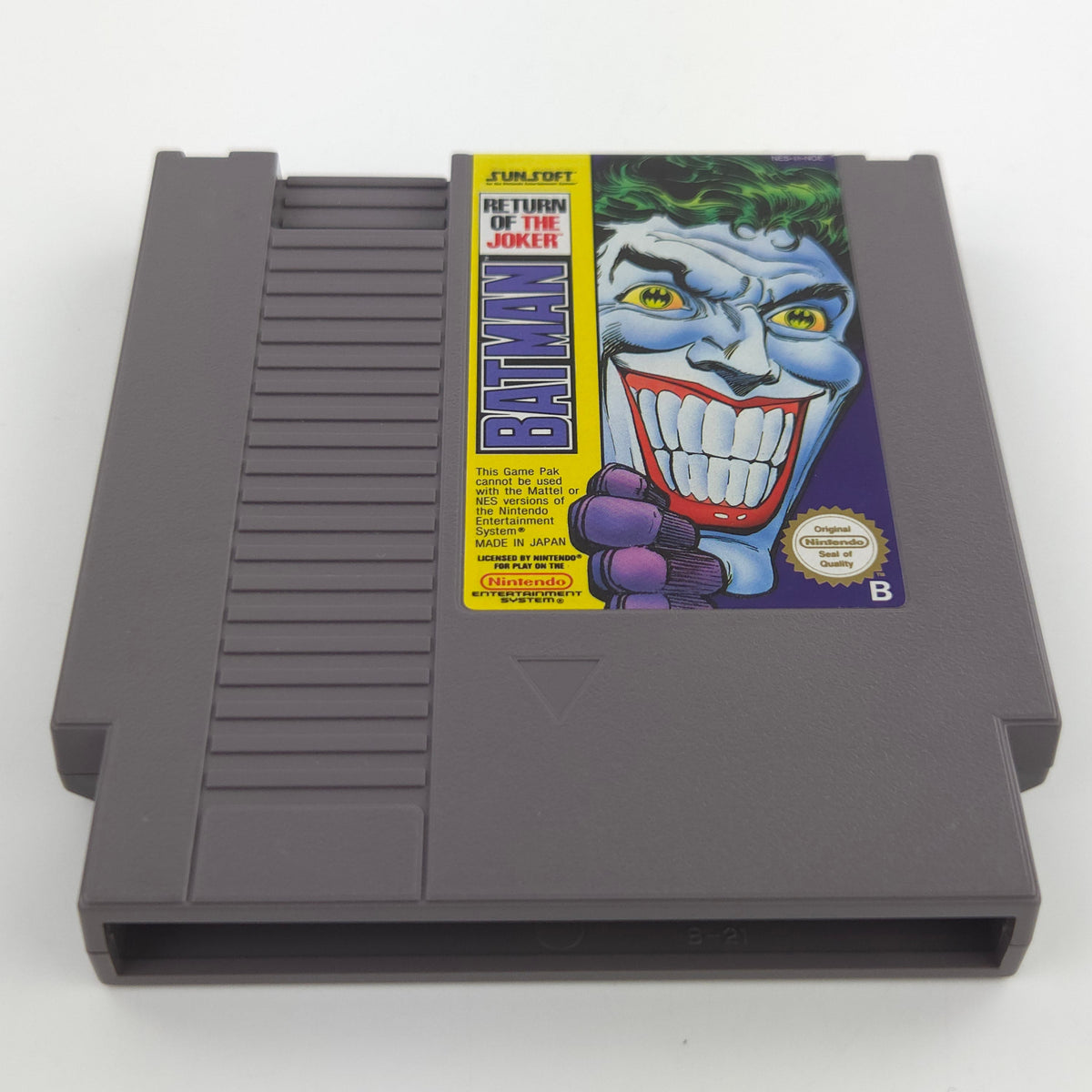 Nintendo NES Spiel Batman Return of the Joker Modul NOE