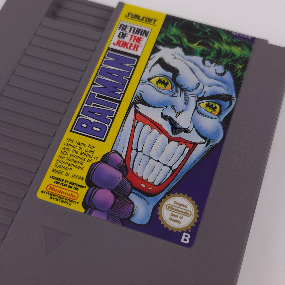 NES Spiel Batman Return of the Joker Modul Schuber NOE