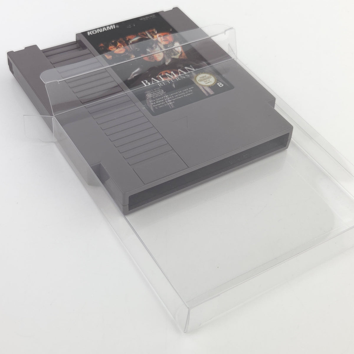 Nintendo NES Spiel Batman Returns Modul Schutzhülle NOE