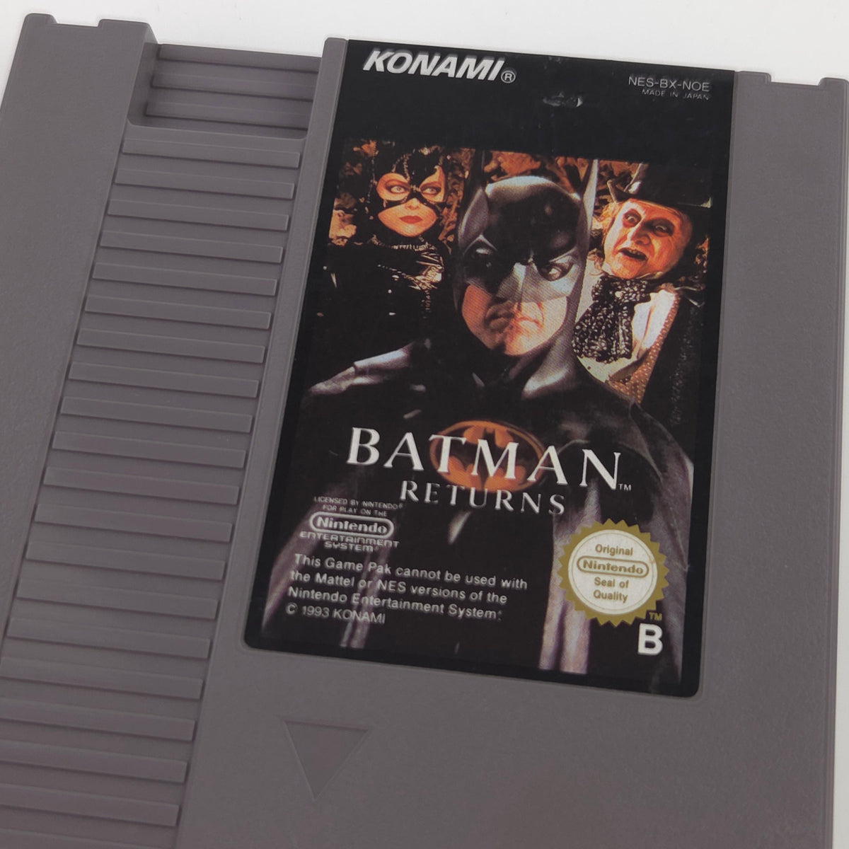 Nintendo NES Spiel Batman Returns Modul Schutzhülle NOE