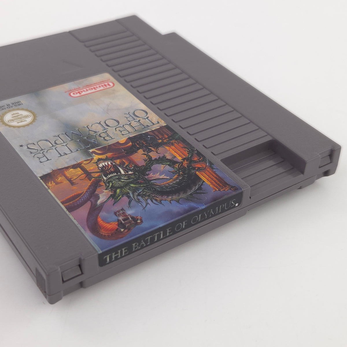 NES Spiel Battle of Olympus Modul Schuber PAL B NOE