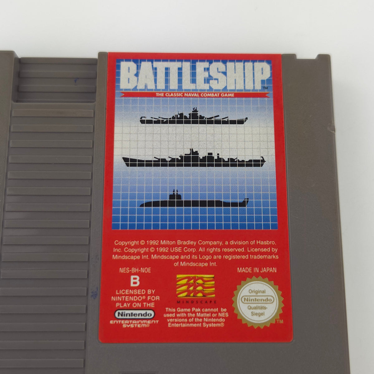NES Spiel Battleship Classic Naval Combat Modul PAL NOE