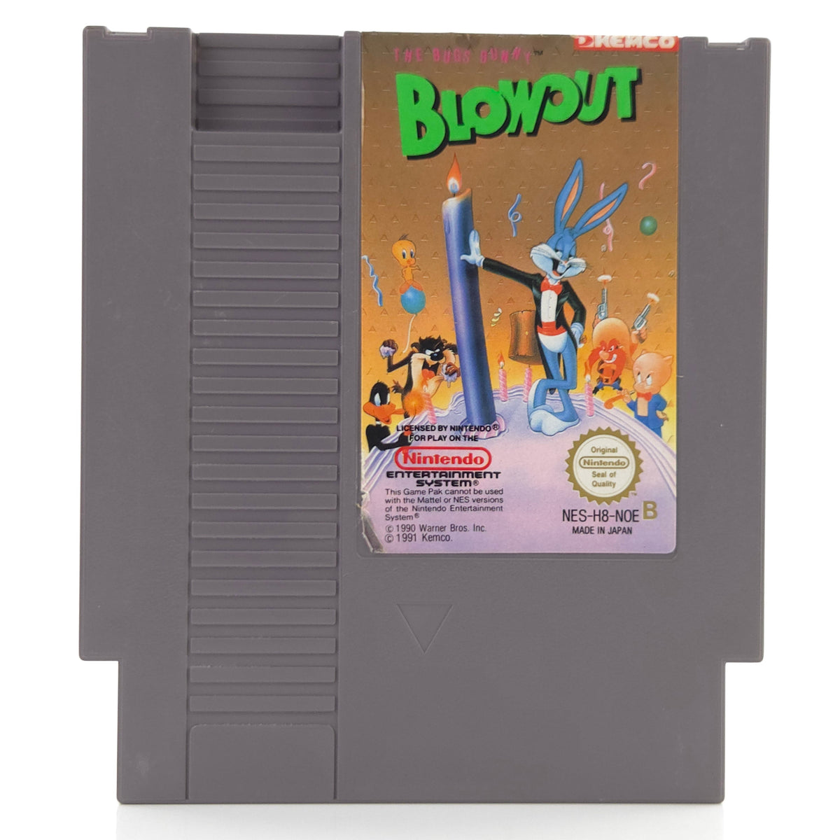 NES Spiel Blowout Modul Schutzhülle KEMCO PAL NOE