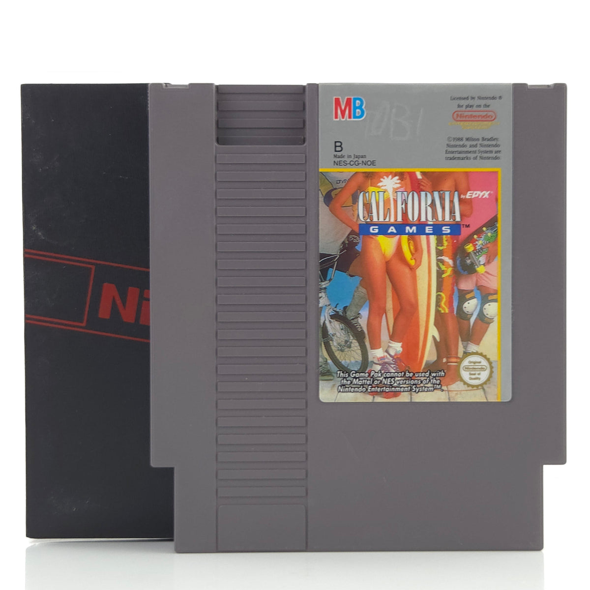 NES Spiel California Games Modul Schuber PAL B NOE
