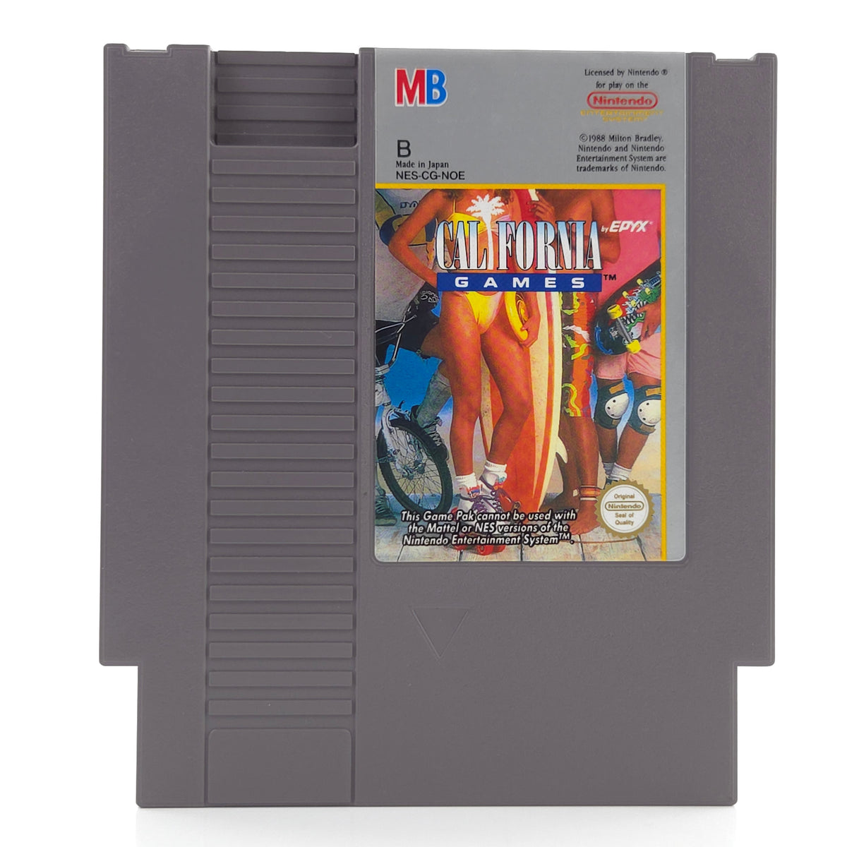 Nintendo NES Spiel California Games Modul Schutzhülle NOE