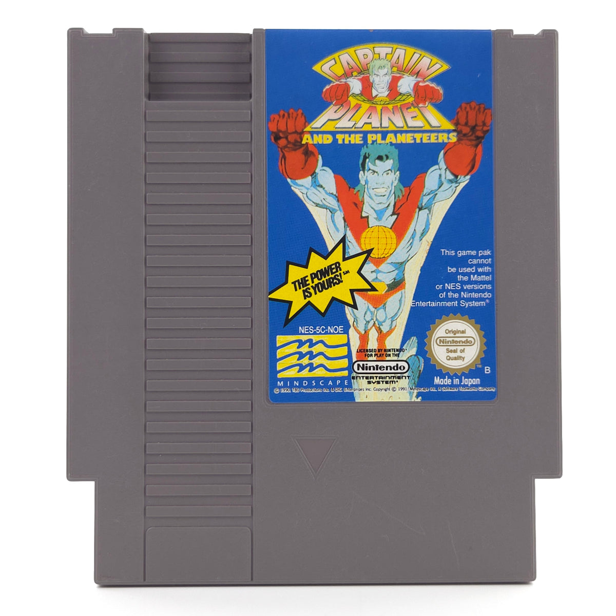 Nintendo NES Spiel Captain Planet Planeteers Modul PAL NOE