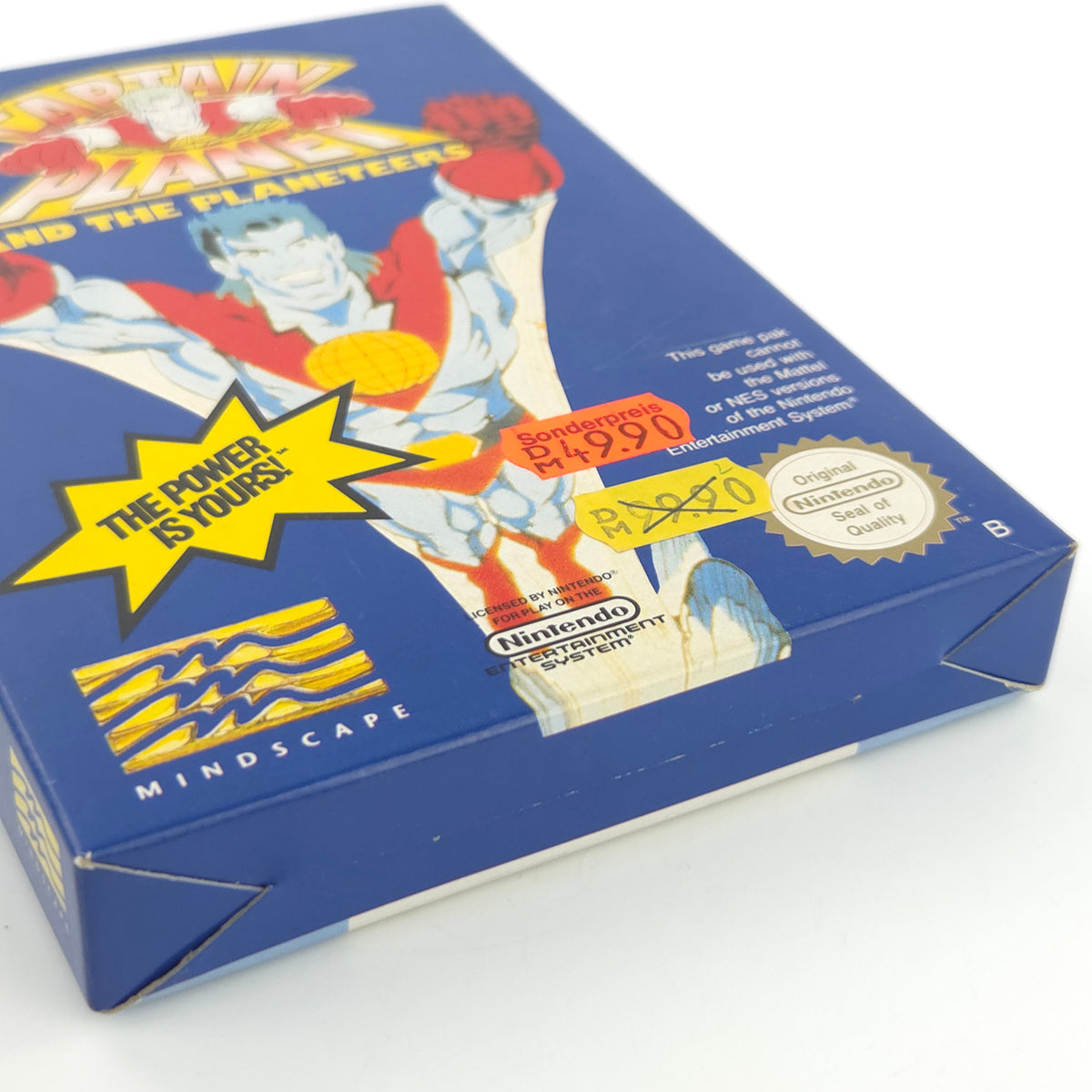 NES Spiel Captain Planet nahezu neuwertig OVP CIB