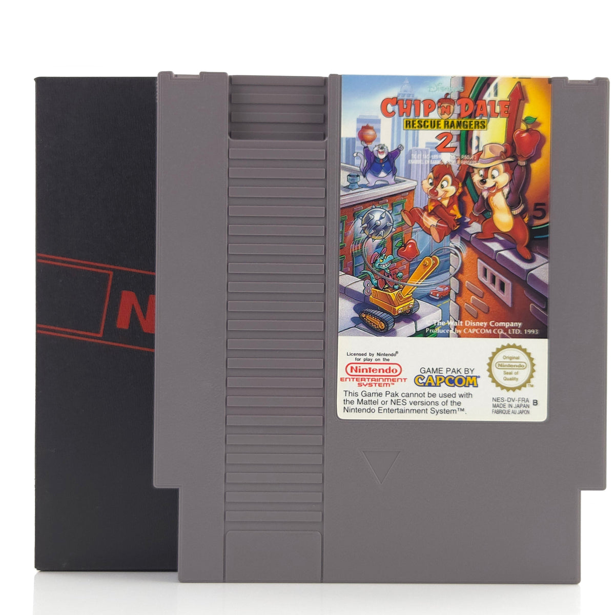 NES Spiel Chip N Dale Rescue Rangers 2 Modul Schuber FRA