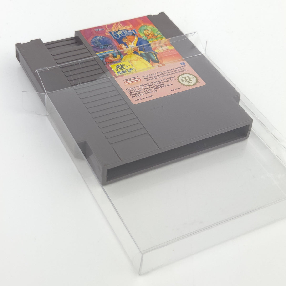 NES Spiel Die schöne und das Biest Modul Schutzhülle NOE