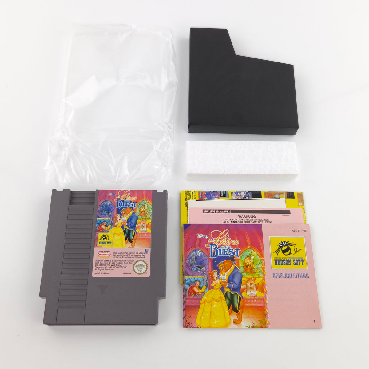 NES Spiel Disney Die Schöne und das Biest CIB nahezu neuwertig