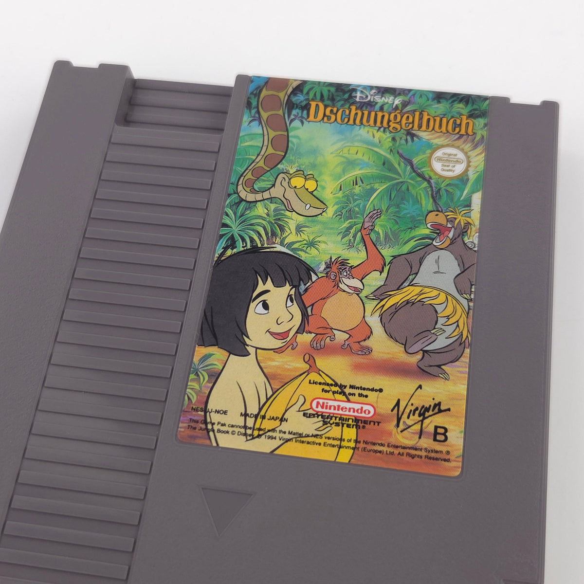 NES Spiel Disney Dschungelbuch Modul Schutzhülle PAL B NOE