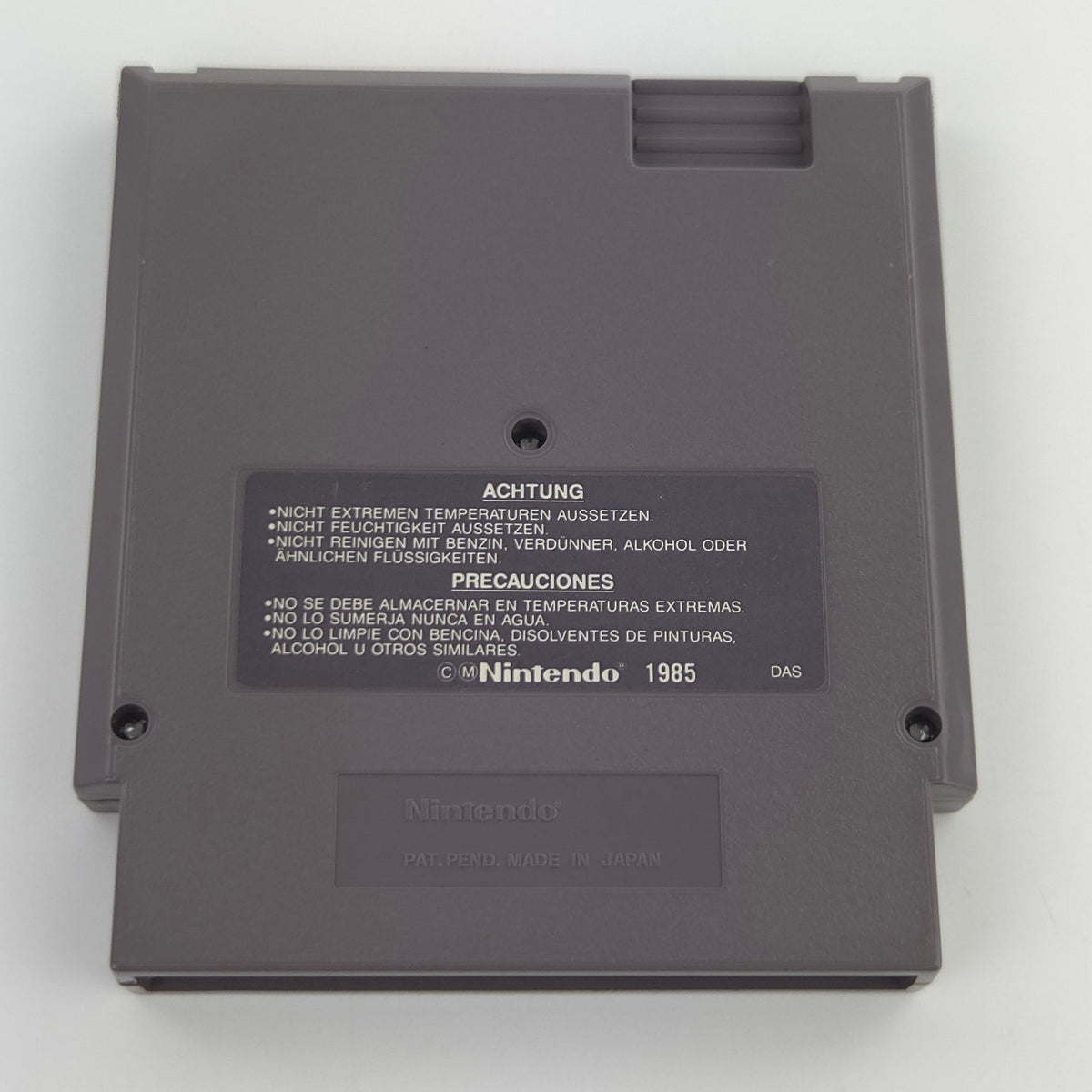 Nintendo NES Spiel Disneys Aladdin Modul Schutzhülle NOE