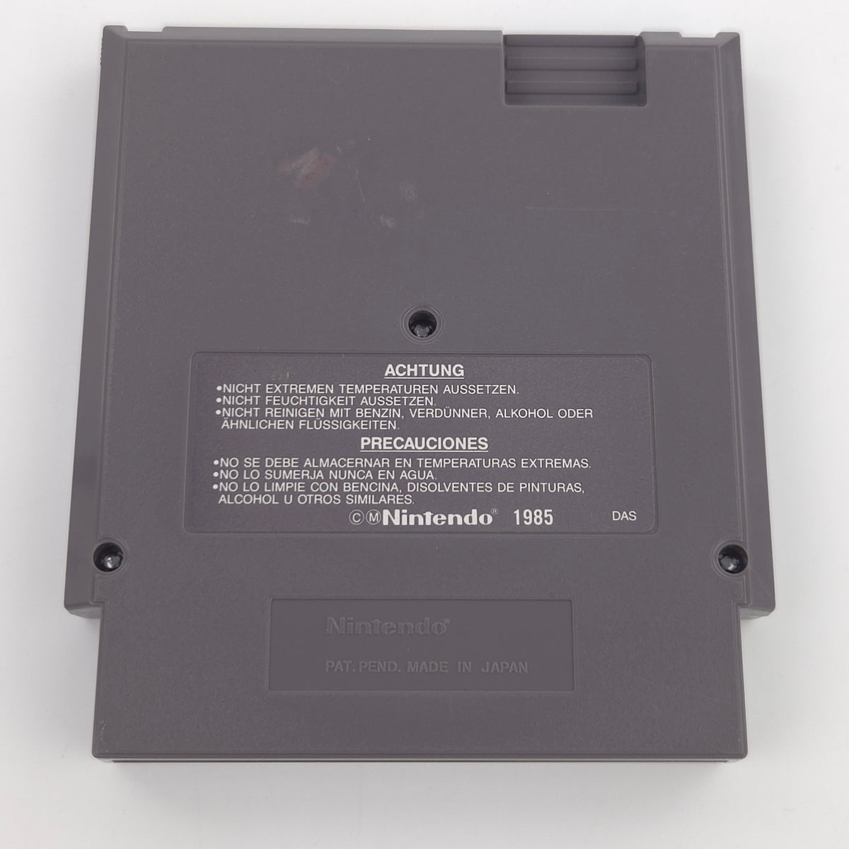 NES Spiel Donkey Kong Classics Modul Schutzhülle PAL B