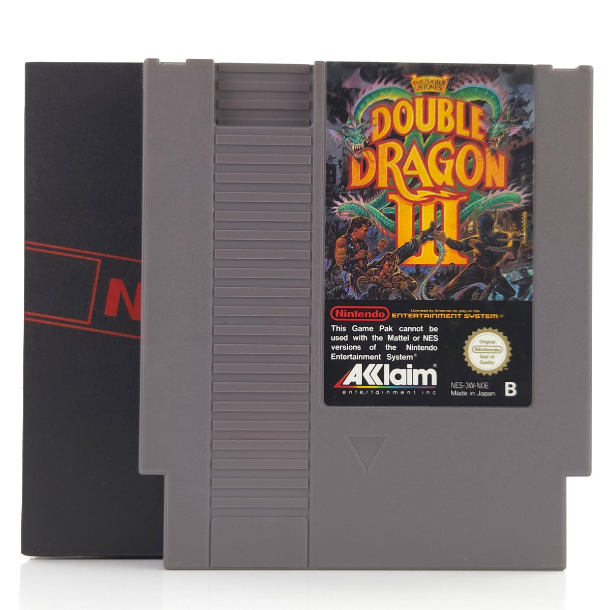 NES Spiel Double Dragon III Modul Acclaim PAL NOE