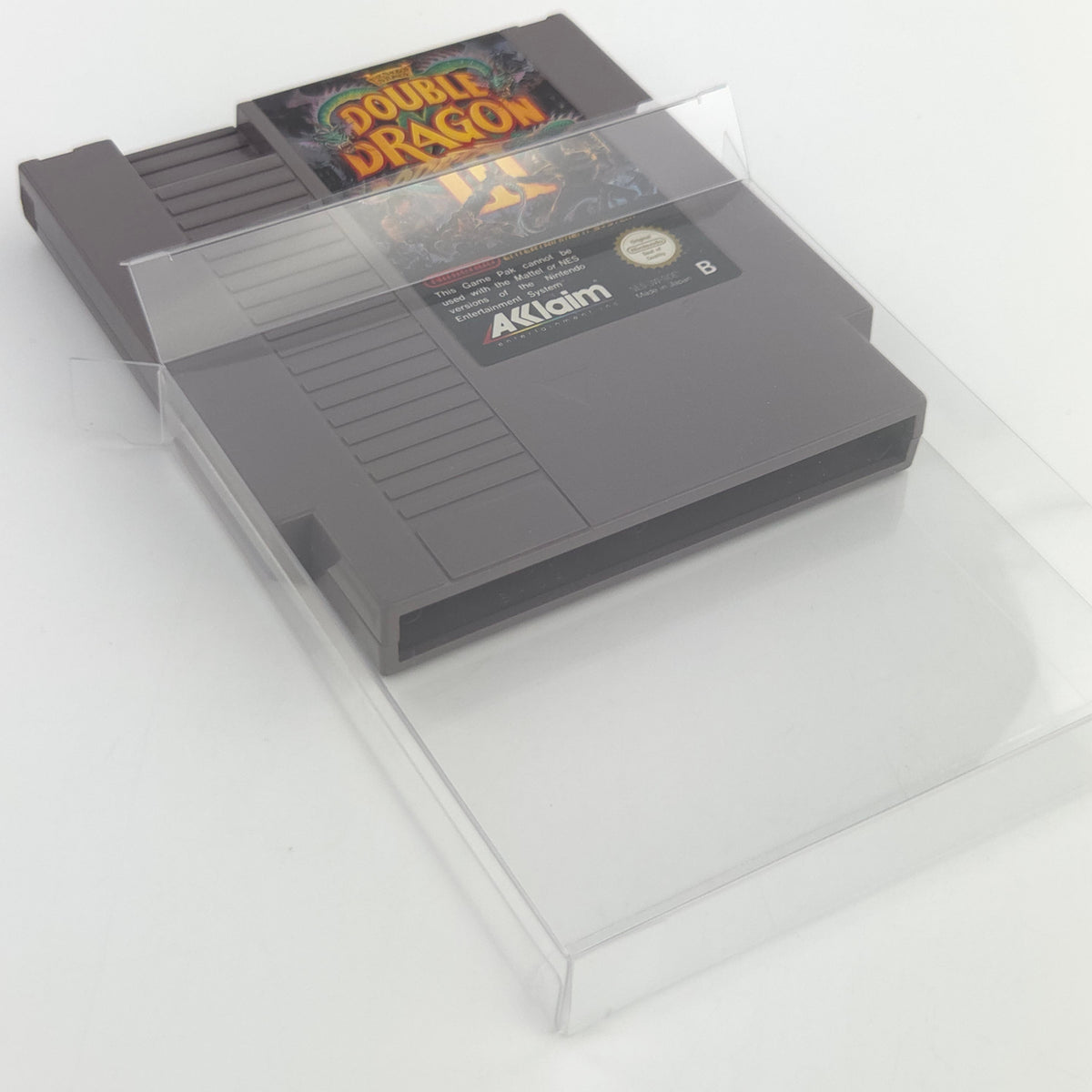 Nintendo NES Spiel Double Dragon III Modul Schutzhülle