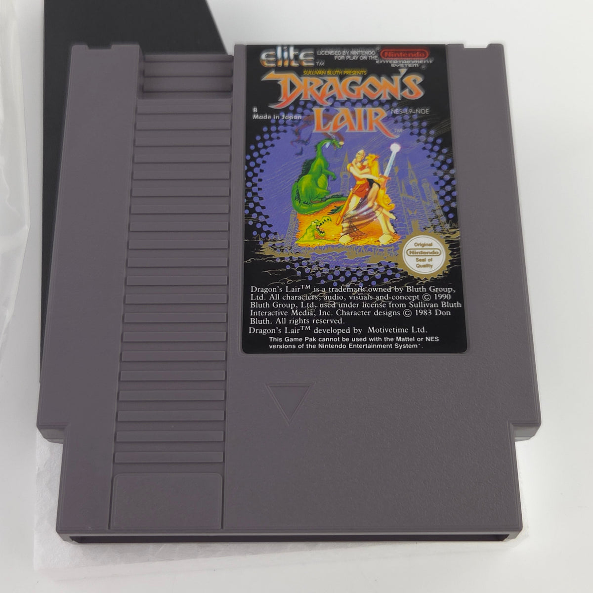 Nintendo NES Spiel Dragons Lair nahezu neuwertig CIB