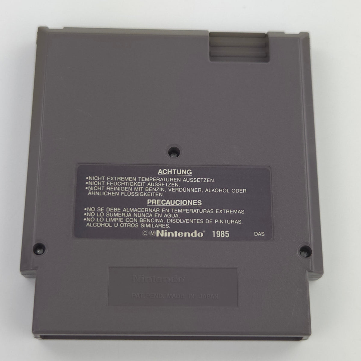 Nintendo NES Spiel Dragons Lair Modul Schutzhülle NOE