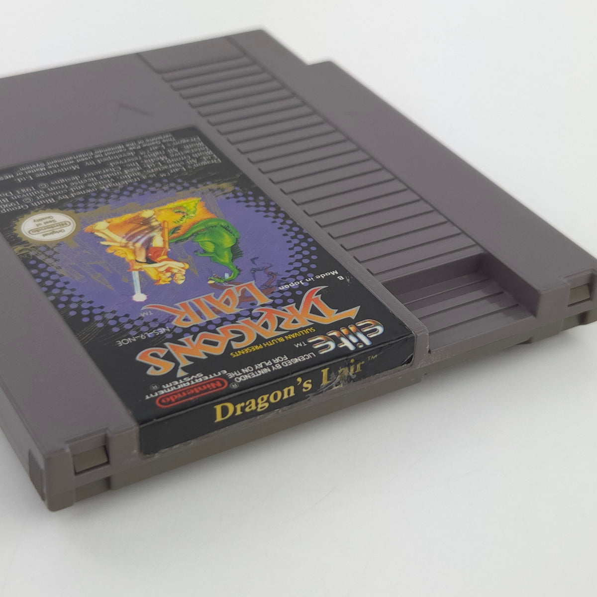 Nintendo NES Spiel Dragons Lair Modul Schutzhülle NOE
