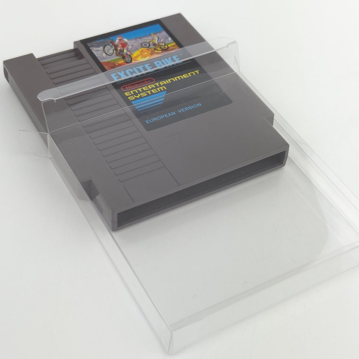 Nintendo NES Spiel Excite Bike Modul Schutzhülle PAL