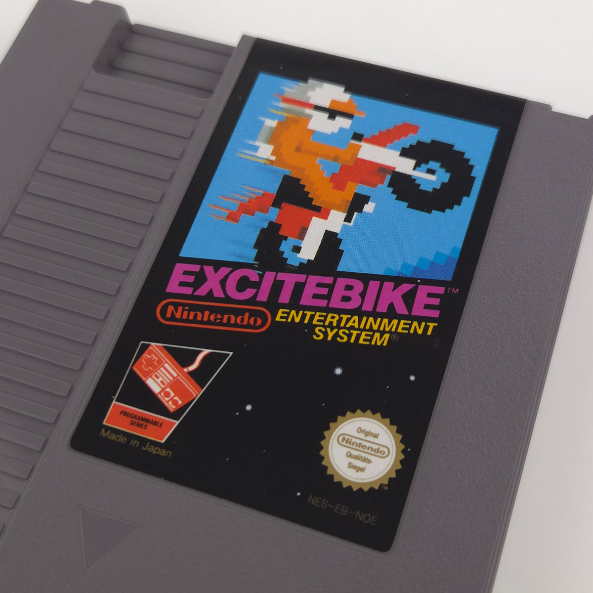 Nintendo NES Spiel Excitebike Modul Schuber PAL-B NOE
