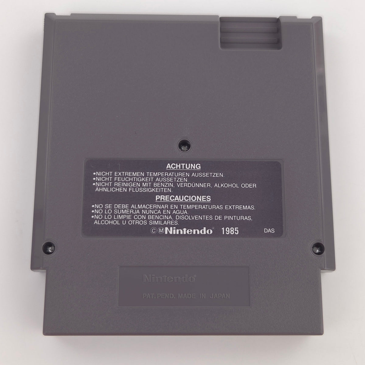 Nintendo NES Spiel Excitebike Modul Schuber PAL-B NOE