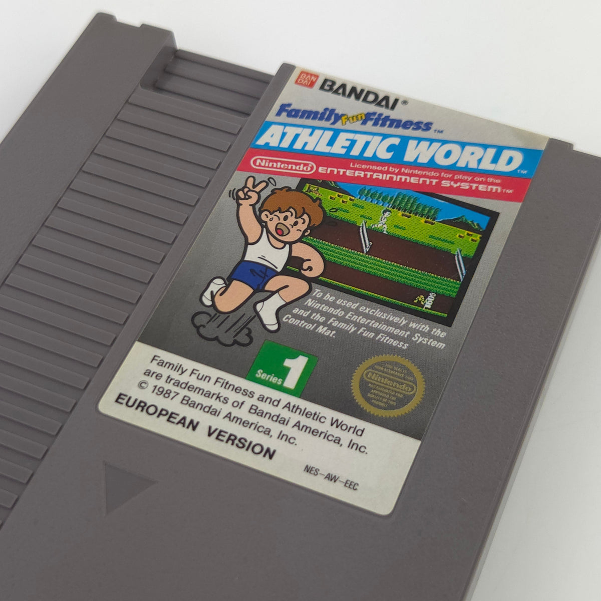 NES Spiel Family Fitness Athletic World Modul Schutzhülle
